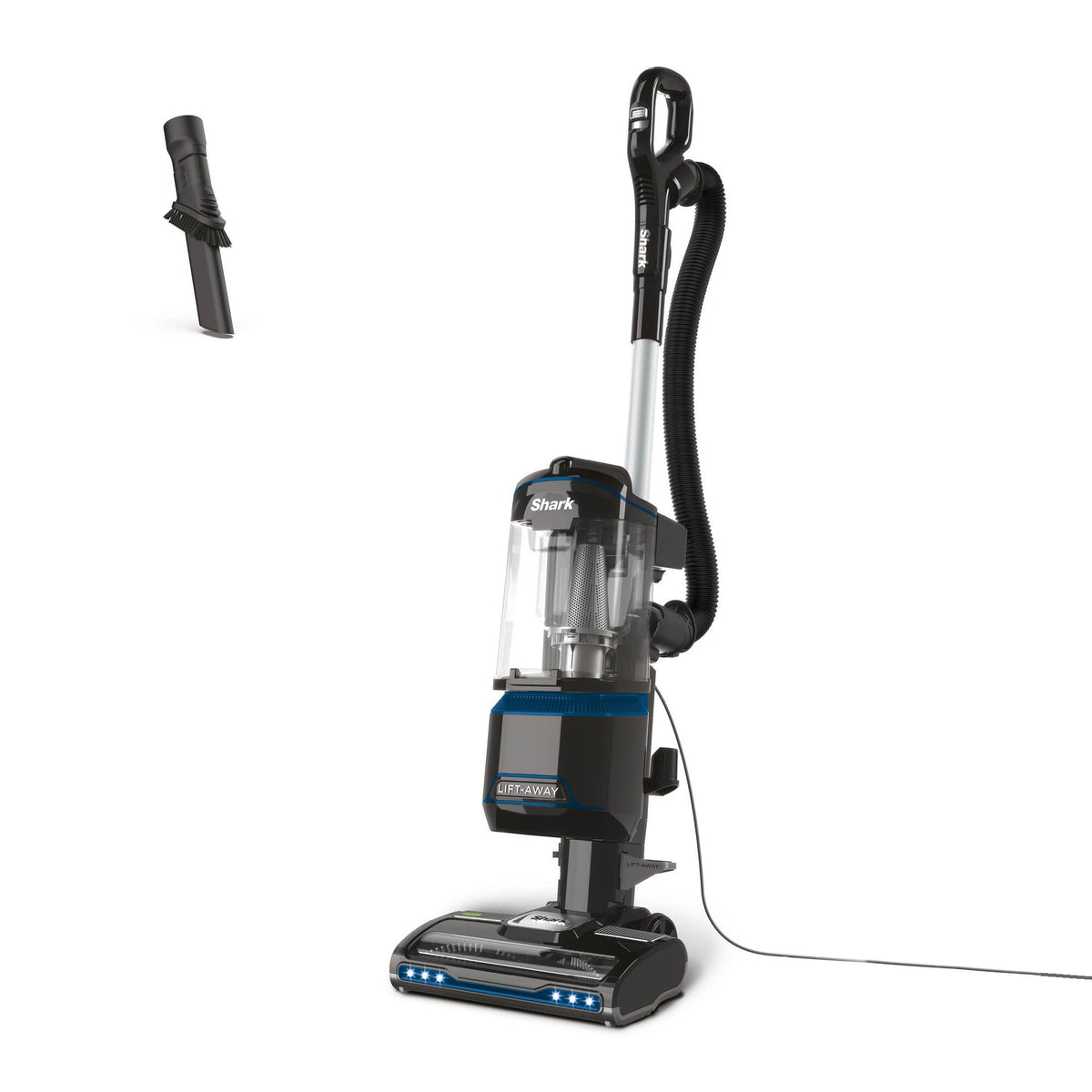 Shark Corded Upright Vacuum Cleaner 1.1L, Blue/Black, NV602UK