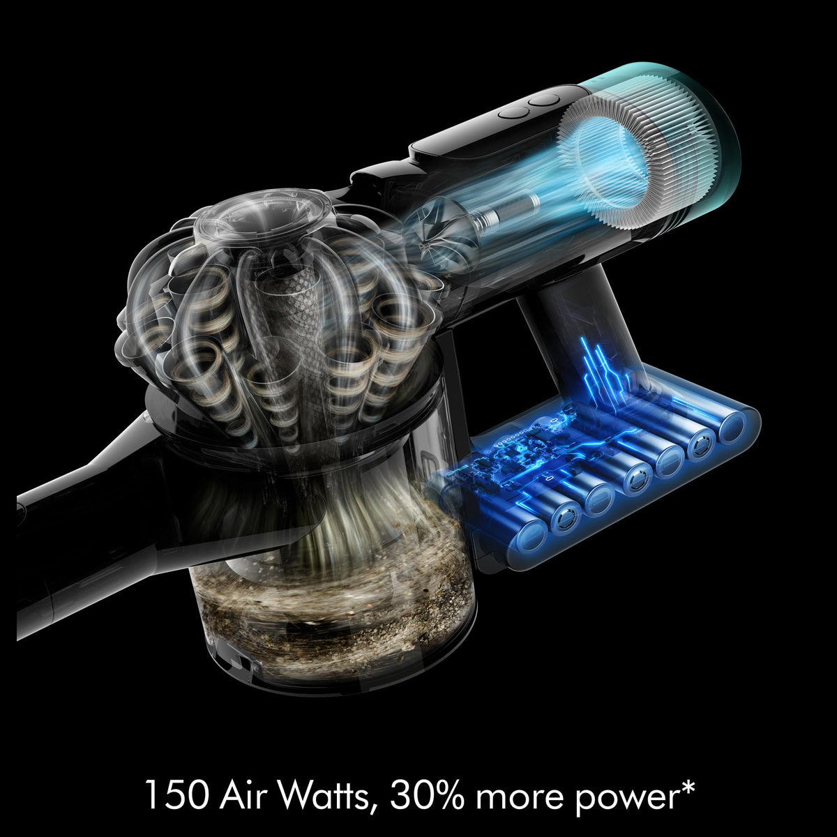 Dyson V10 Konical™ Cordless Vacuum – 150 Air Watts, Powerful Suction, Anti‑Tangle Technology, Detects Invisible Dust, 2‑in‑1 Floor & Handheld
