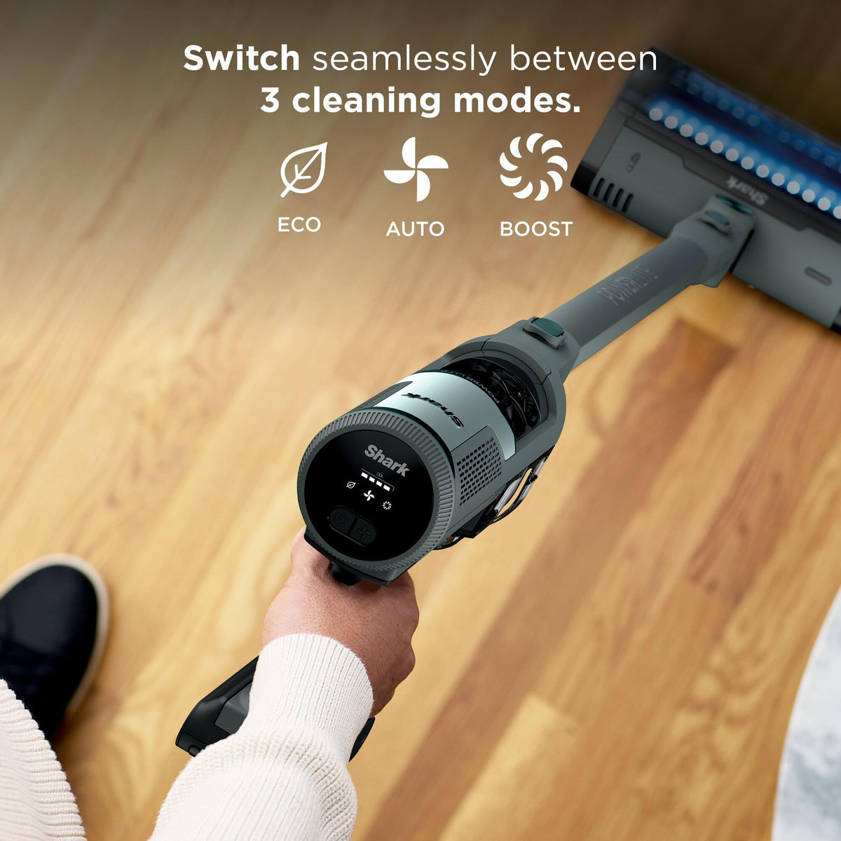 Shark PowerLite Clean & Empty Cordless Vacuum with Auto-Empty Base, Lightweight Multi-Surface Cleaning, HEPA Filtration, 40 Min Runtime – BU3623UK