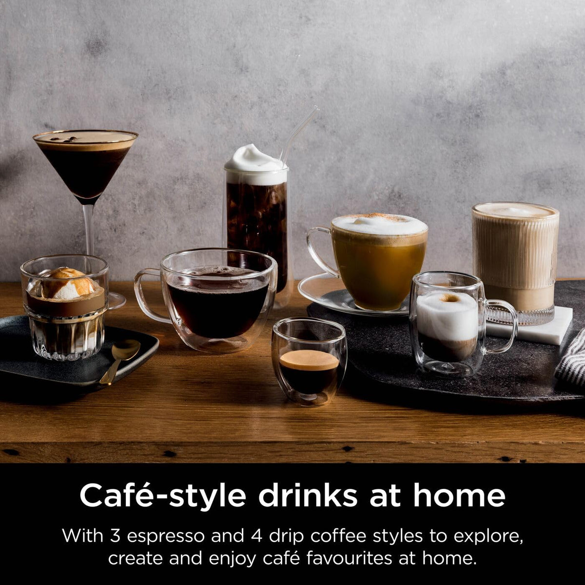 Ninja Luxe Premier 3-in-1 Coffee Machine, Black ES601UKBK