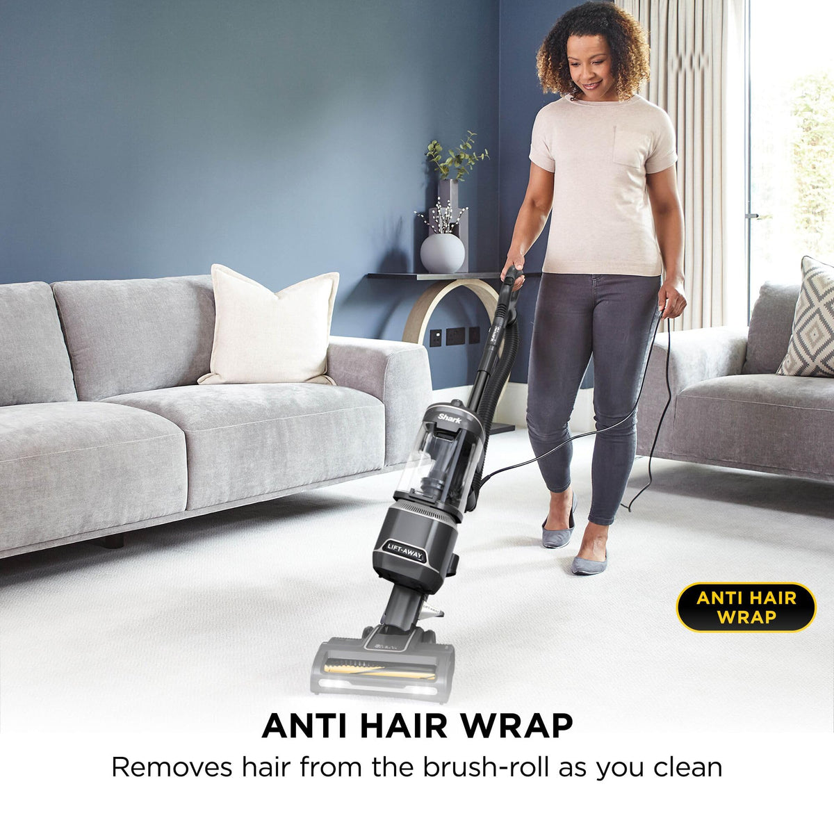 Shark Corded Upright Vacuum Cleaner 1.1L, Pet Model, NZ691UKTDB