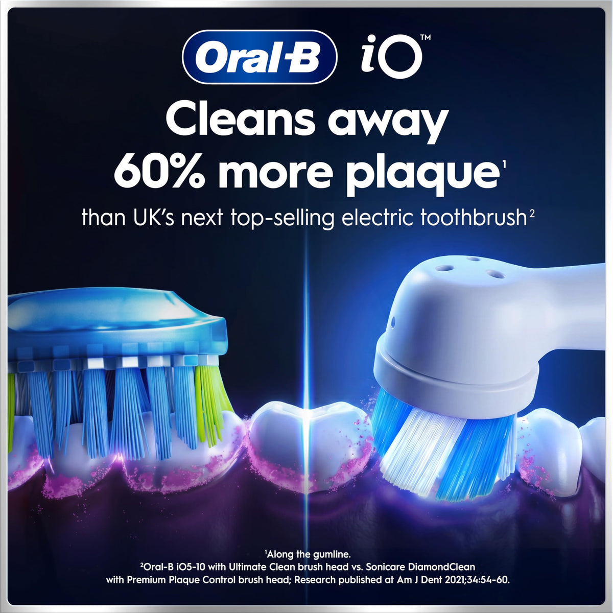 Oral-B iO6 Electric Toothbrush for Adults, Pink