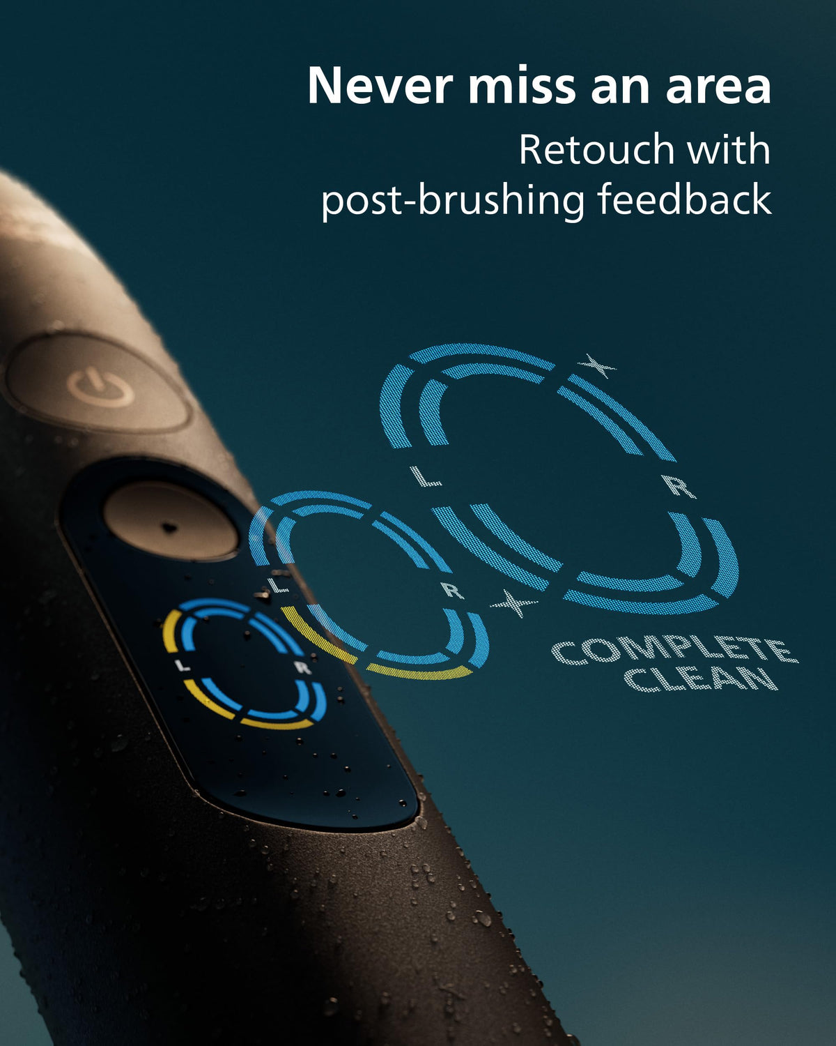 Philips Sonicare Next-Generation DiamondClean 9900 Prestige Sonic Electric Toothbrush − with SenseIQ, Coverage Feedback, Pressure Feedback and 24 Settings, Quartz Black, HX9815/92