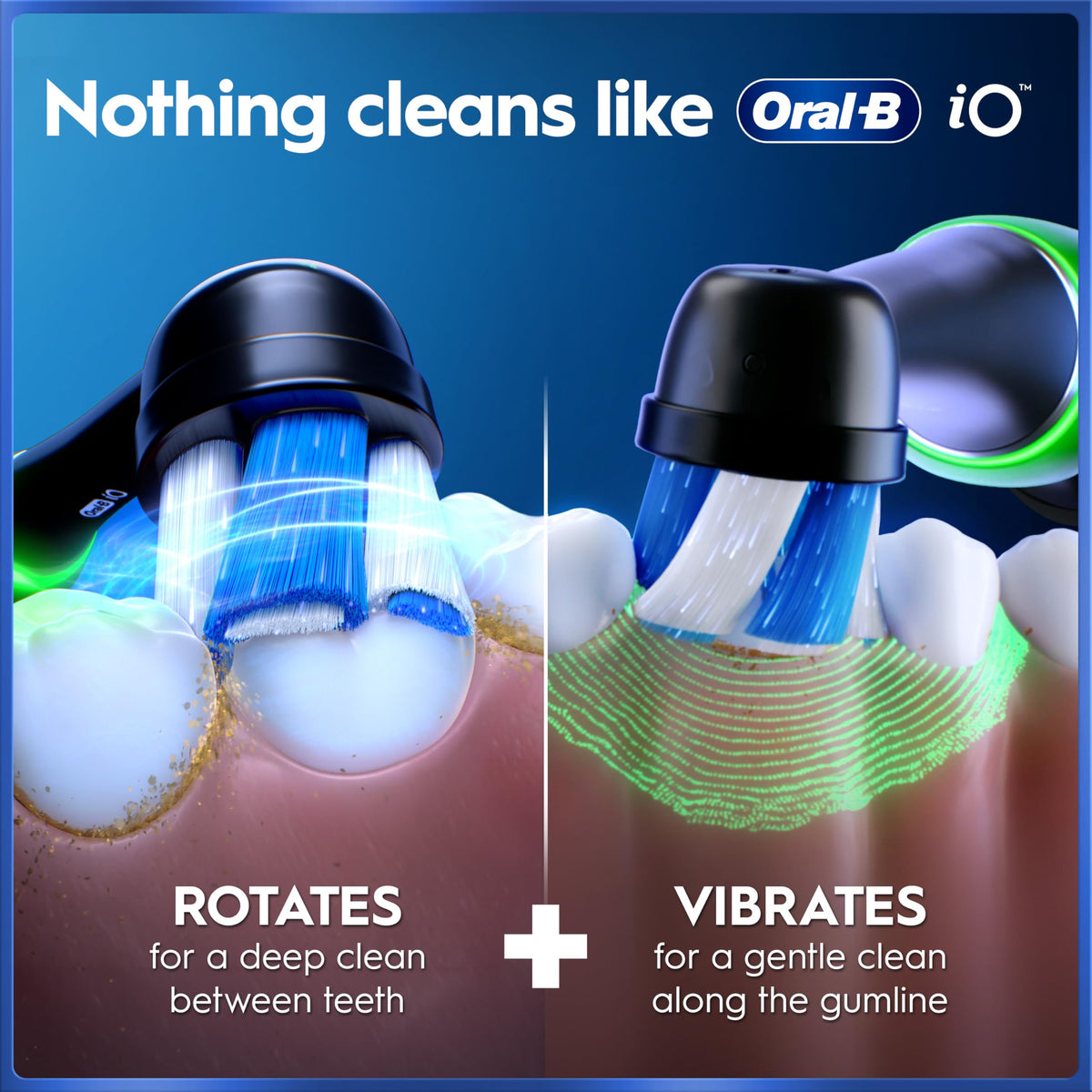Oral-B iO5 Electric Toothbrush, Black, with Travel Case and Spare Head