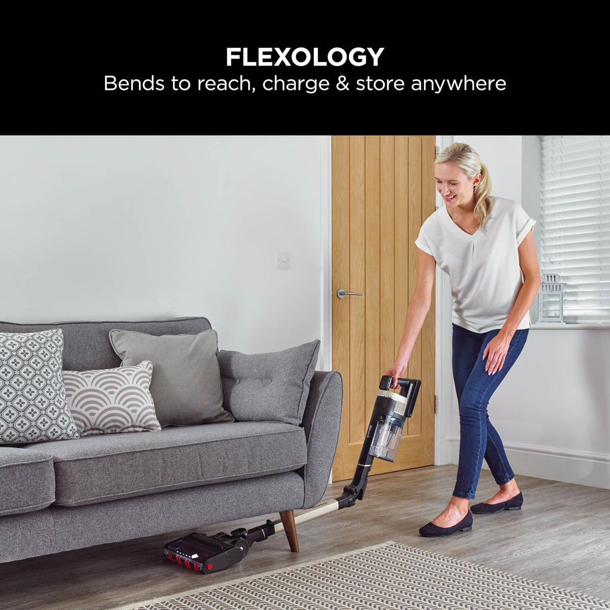 Shark Stratos Cordless Stick Vacuum Cleaner Pet Pro Charcoal/Brass