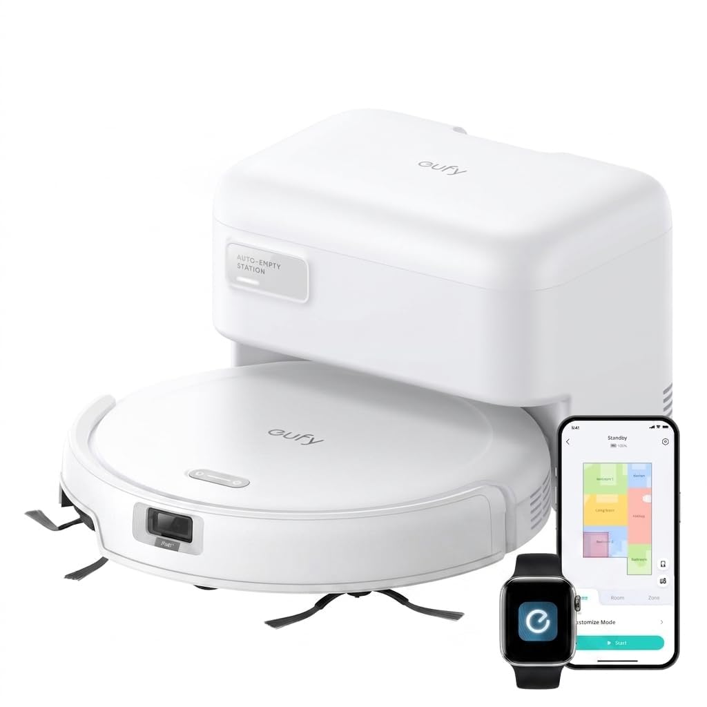 eufy Robot Vacuum Cleaner, C10, Self Emptying,8 Weeks Hands Free