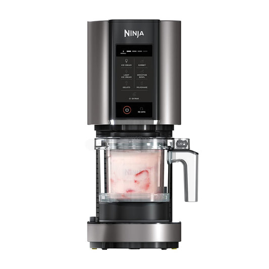 Ninja CREAMi Ice Cream & Frozen Dessert Maker, Black/Silver NC300UK