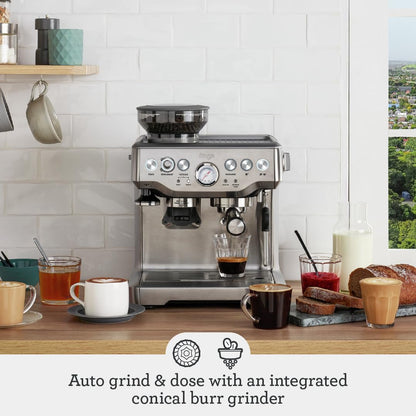 Sage Barista Express, Bean to Cup Machine, Brushed Stainless Steel