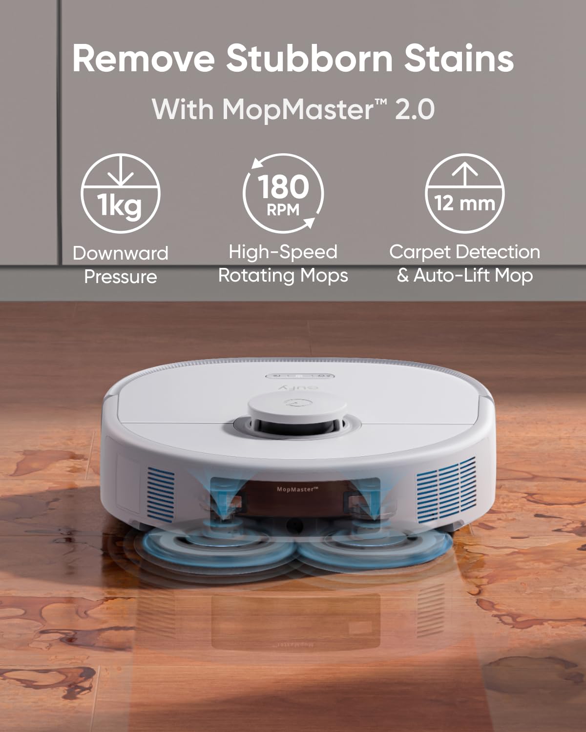 eufy X10 Pro Omni Robot Vacuum Cleaner With Mop, Carpet Detection