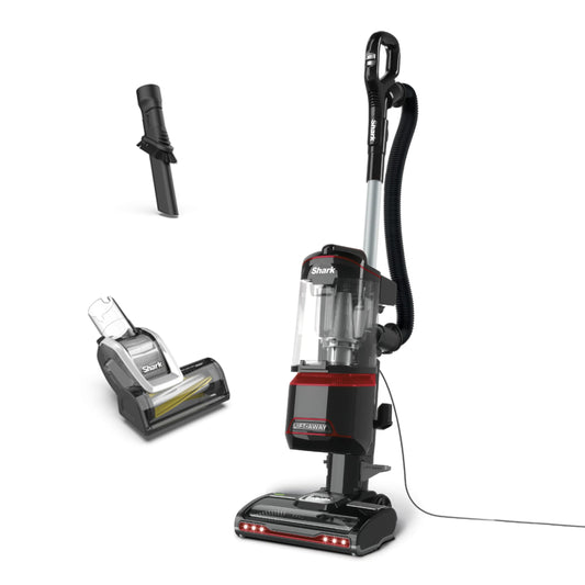 Shark Corded Upright Vacuum Cleaner 1.1L, Pet Model, Red/Black, NV602UKT
