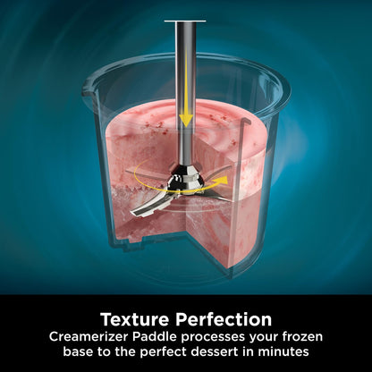 Ninja CREAMi Ice Cream & Frozen Dessert Maker, Black/Silver NC300UK