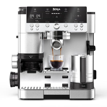 Ninja Luxe Premier 3-in-1 Coffee Machine, Silver ES601UK