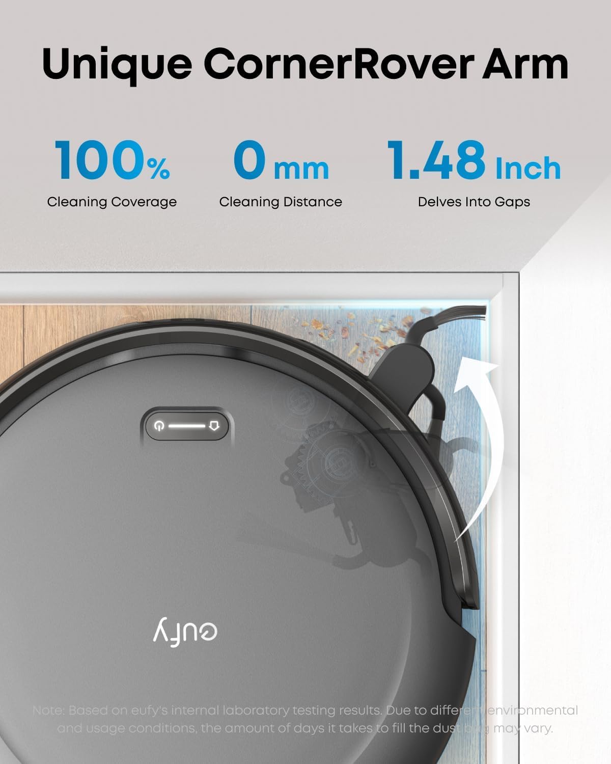 eufy Robot Vacuum C10,Self Emptying,8 Weeks Hands Free,Powerful Suction