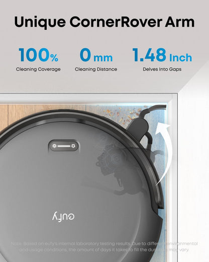 eufy Robot Vacuum C10,Self Emptying,8 Weeks Hands Free,Powerful Suction