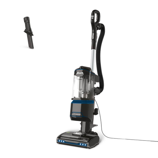 Shark Corded Upright Vacuum Cleaner 1.1L, Blue/Black, NV602UK