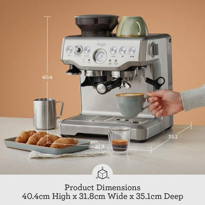 Sage Barista Express, Bean to Cup Machine, Black Truffle
