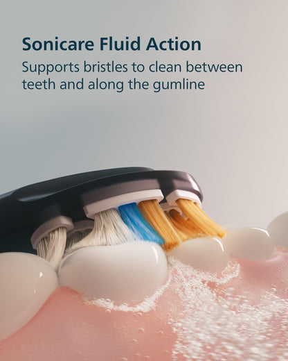 Philips Sonicare Next-Generation DiamondClean 9900 Prestige Sonic Electric Toothbrush − with SenseIQ, Coverage Feedback, Pressure Feedback and 24 Settings, Quartz Black, HX9815/92