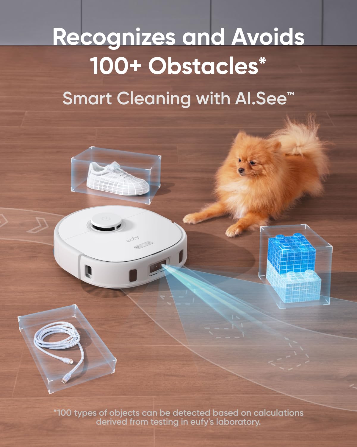 eufy X10 Pro Omni Robot Vacuum Cleaner With Mop, Carpet Detection