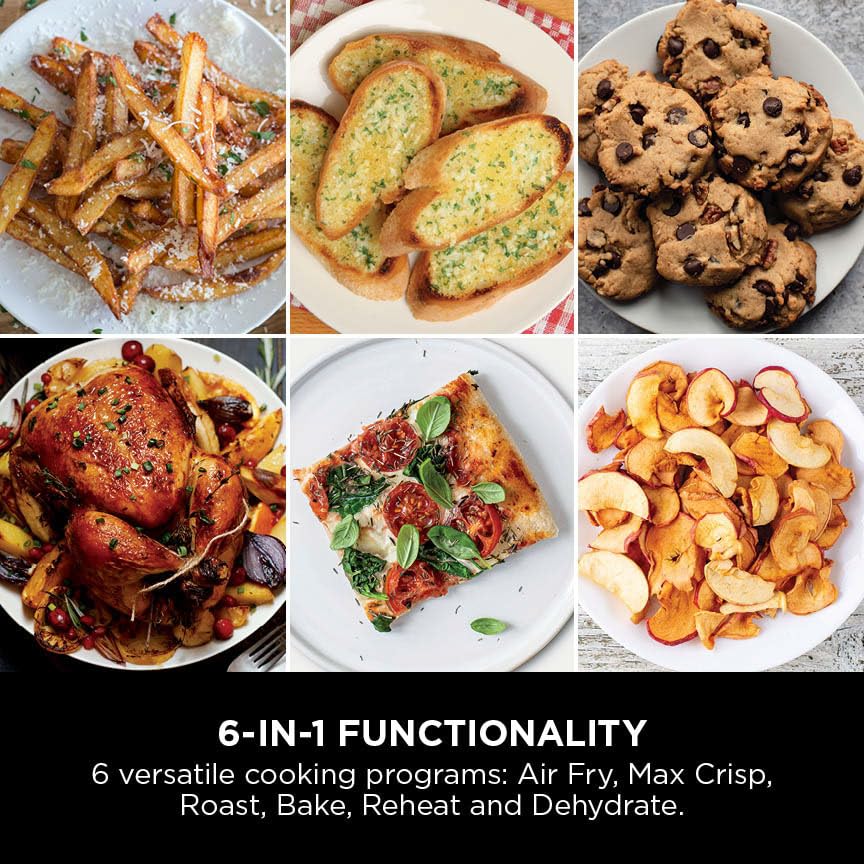 Ninja Double Stack XL 9.5L 2-Drawer Air Fryer, 6 Cooking Functions, Grey