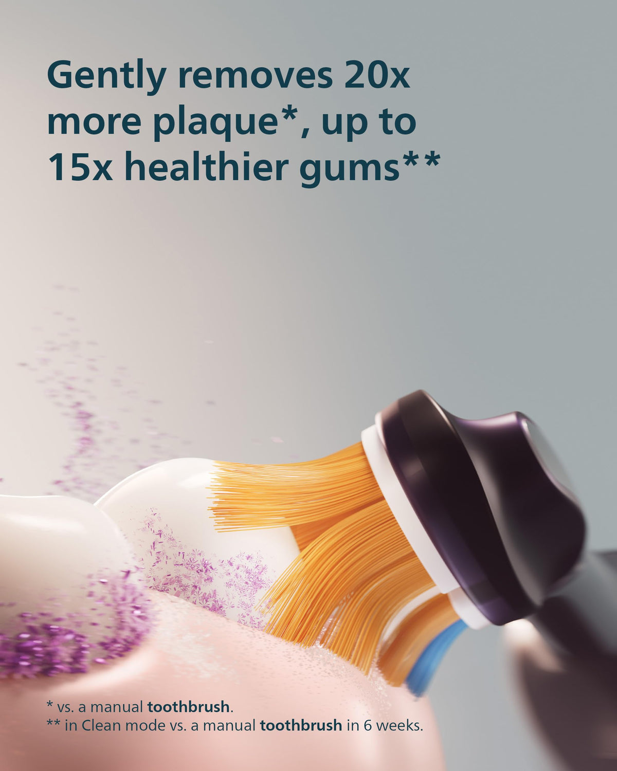 Philips Sonicare Next-Generation DiamondClean 9900 Prestige Sonic Electric Toothbrush − with SenseIQ, Coverage Feedback, Pressure Feedback and 24 Settings, Quartz Black, HX9815/92
