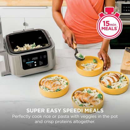 Ninja Speedi 12-in-1 Multi-Cooker, 5.7L Cooking Pot, Stone Gold ON500UKSTGD