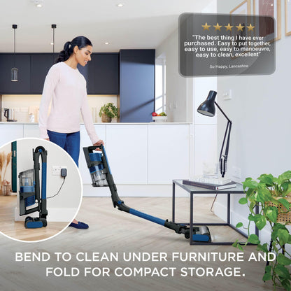 Shark PowerPro Cordless Stick Vacuum, Multi-Surface Cleaning, IZ381UK