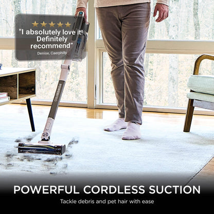 Shark PowerPro Pet Cordless Stick Vacuum Cleaner, Java Metallic, IZ380UKT
