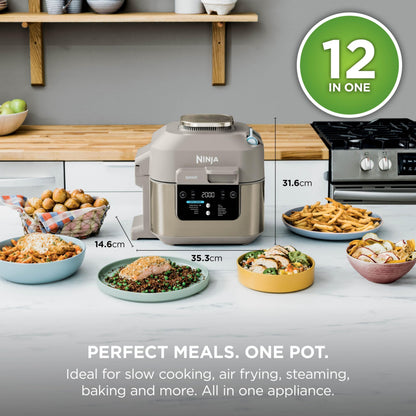 Ninja Speedi 12-in-1 Multi-Cooker, 5.7L Cooking Pot, Stone Gold ON500UKSTGD