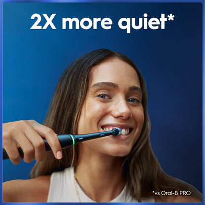 Oral-B iO5 Electric Toothbrush, Black, with Travel Case and Spare Head