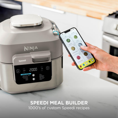 Ninja Speedi 12-in-1 Multi-Cooker, 5.7L Cooking Pot, Stone Gold ON500UKSTGD