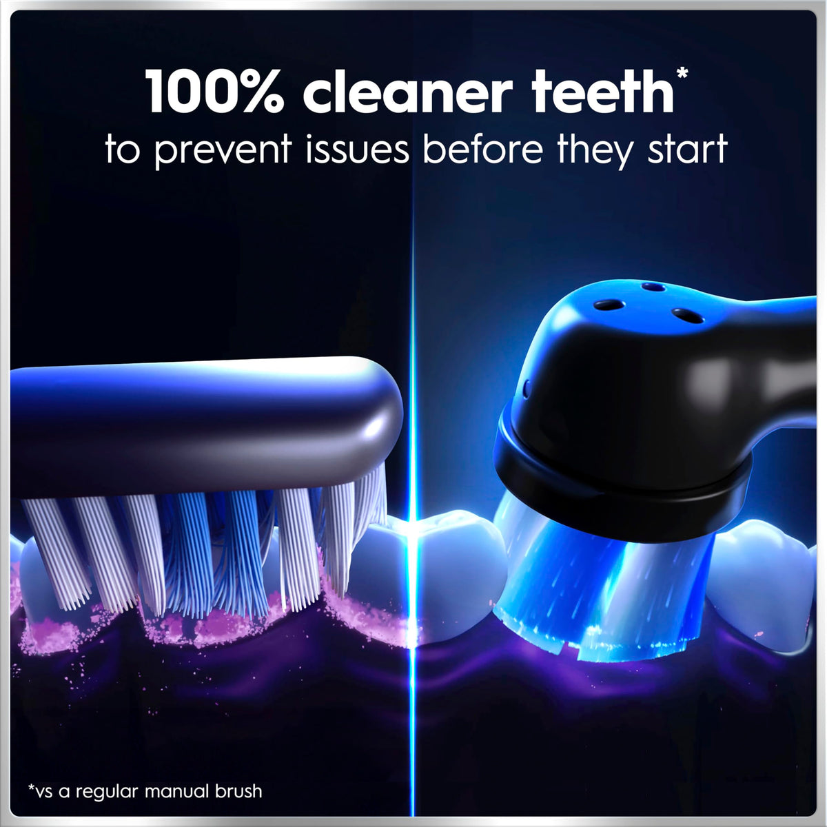 Oral-B iO6 Electric Toothbrush, Black, with Travel Case and Spare Heads