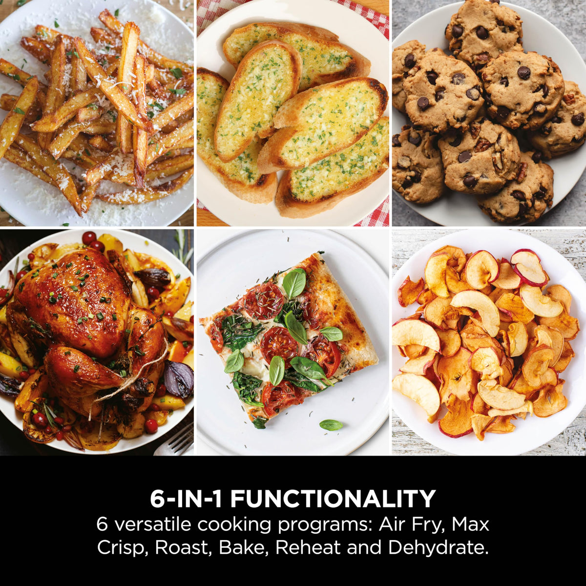 Ninja Double Stack XL 9.5L 2-Drawer Air Fryer, 6 Functions, Stone Gold