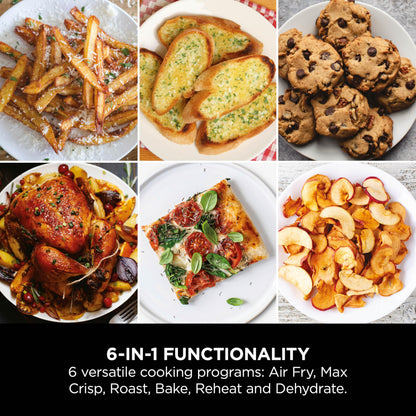 Ninja Double Stack XL 9.5L 2-Drawer Air Fryer, 6 Functions, Stone Gold