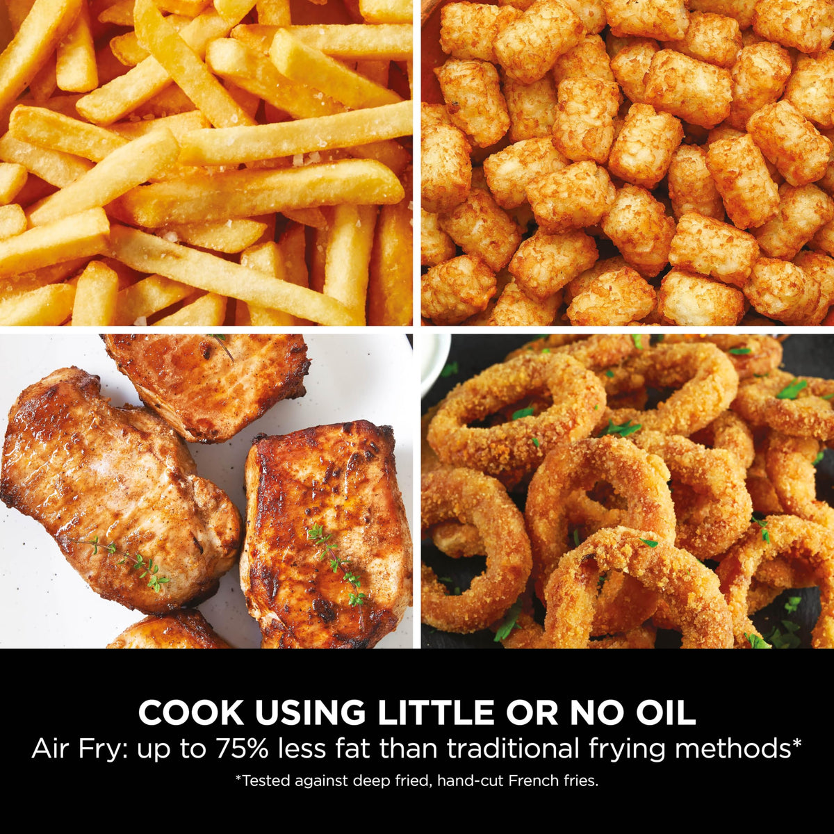 Ninja Double Stack XL 9.5L 2-Drawer Air Fryer, 6 Functions, Stone Gold